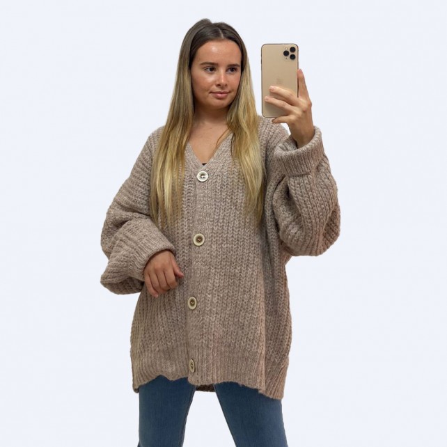 Gilet grosse maille 2