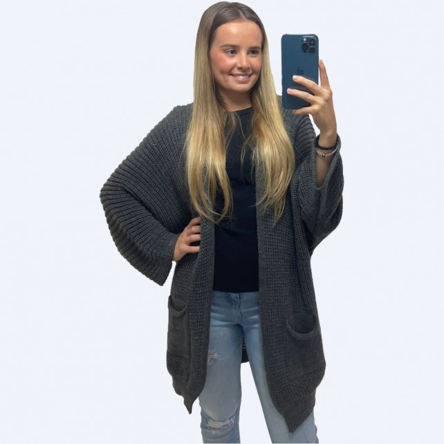Gilet maille oversize Gilet maille oversize