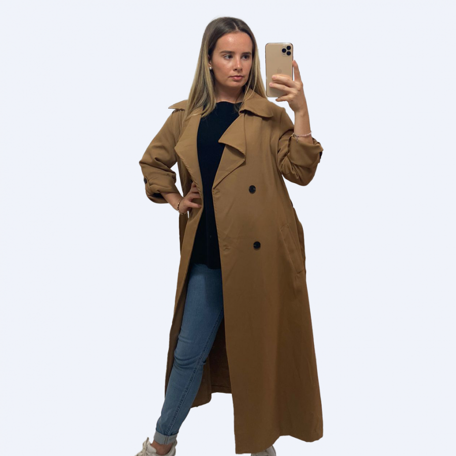 Manteau Trench long