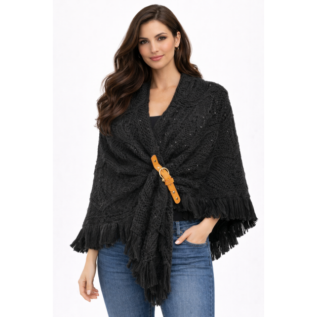 Etole en maille avec sequins