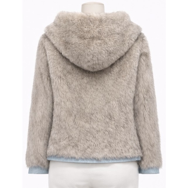 Veste fausse fourrure