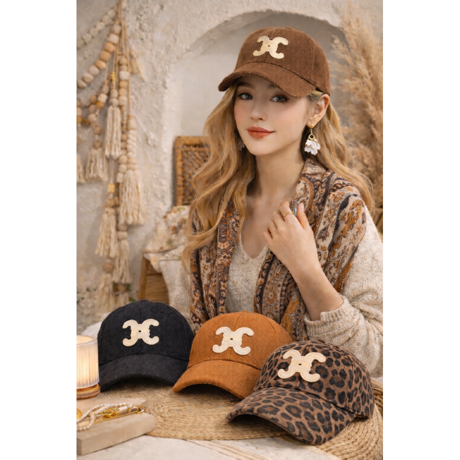 Casquette velours côtelé