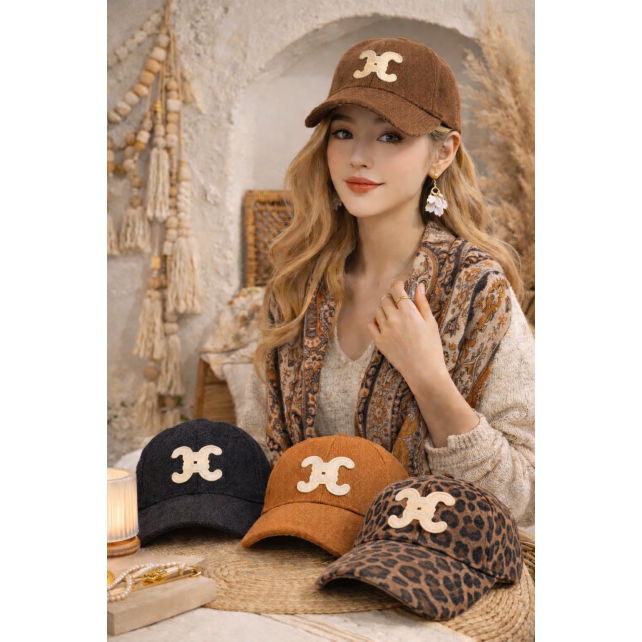 Casquette velours côtelé